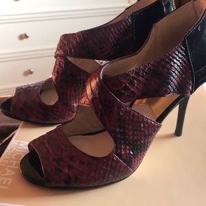 Michael Kors open toed heel.